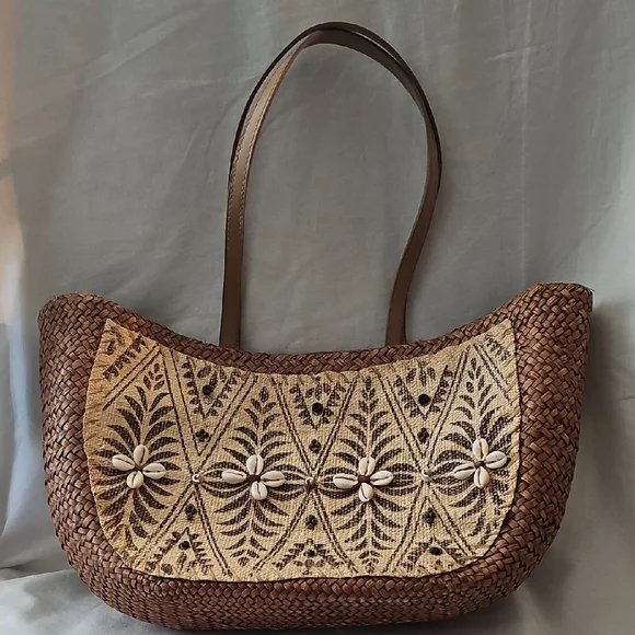 Cappelli Straworld Bags Cappelli Straworld Brown And Tan